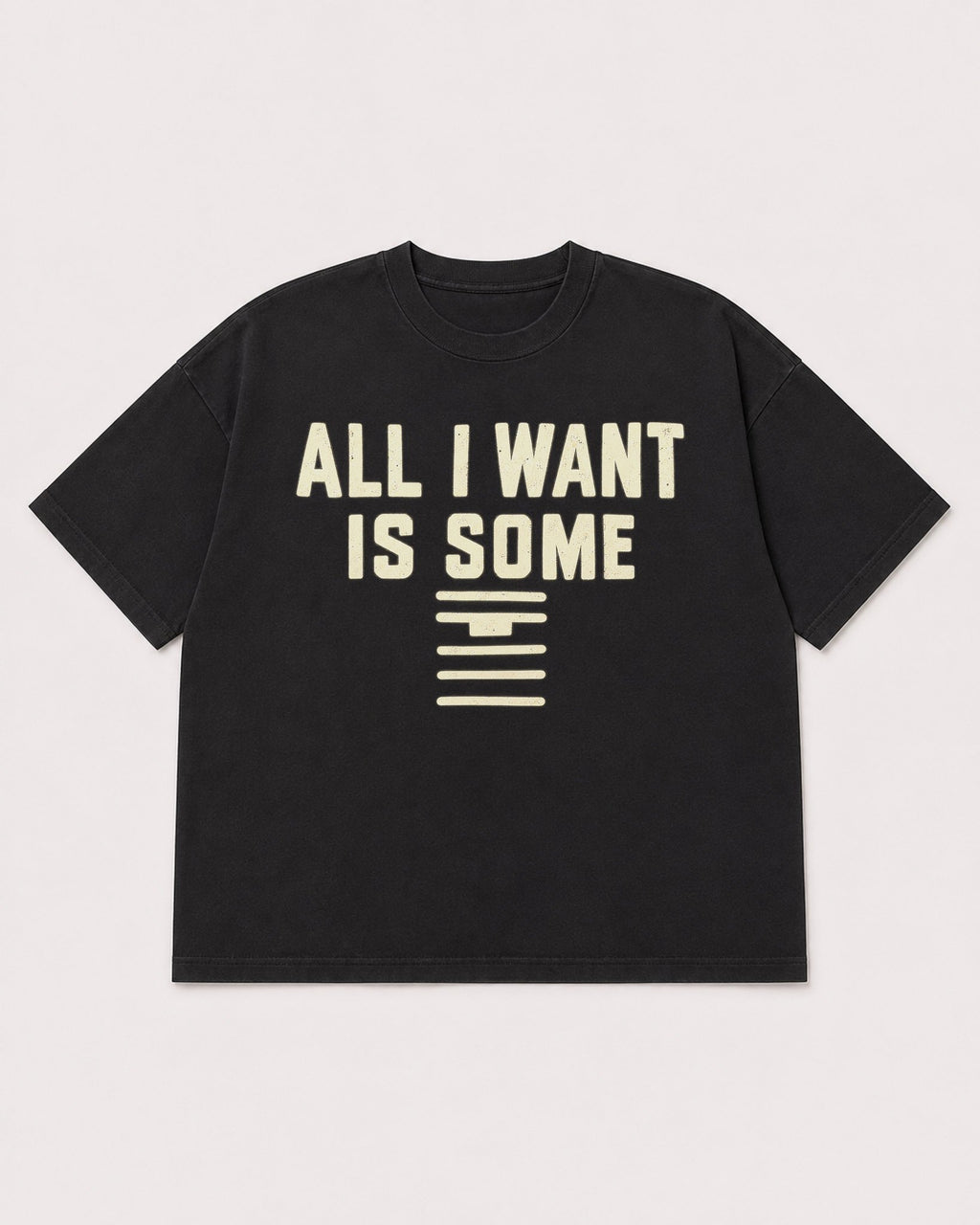 Mockup Boxy Heavyweight Tee Black product