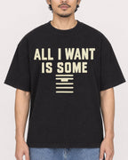 Mockup Boxy Heavyweight Tee Black male close-up 02