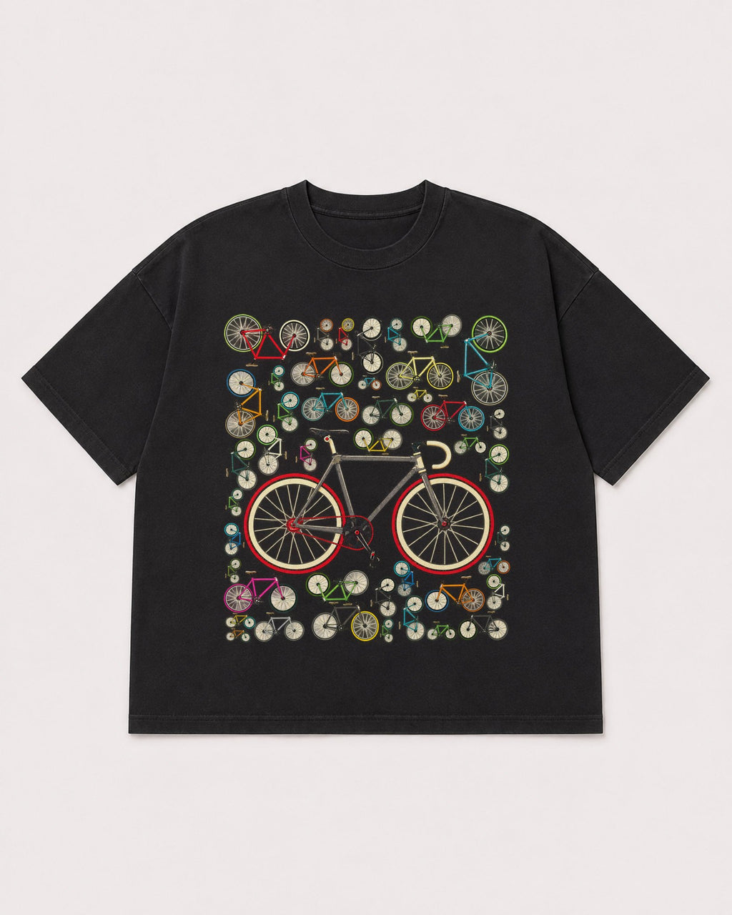 Mockup Boxy Heavyweight Tee Black product