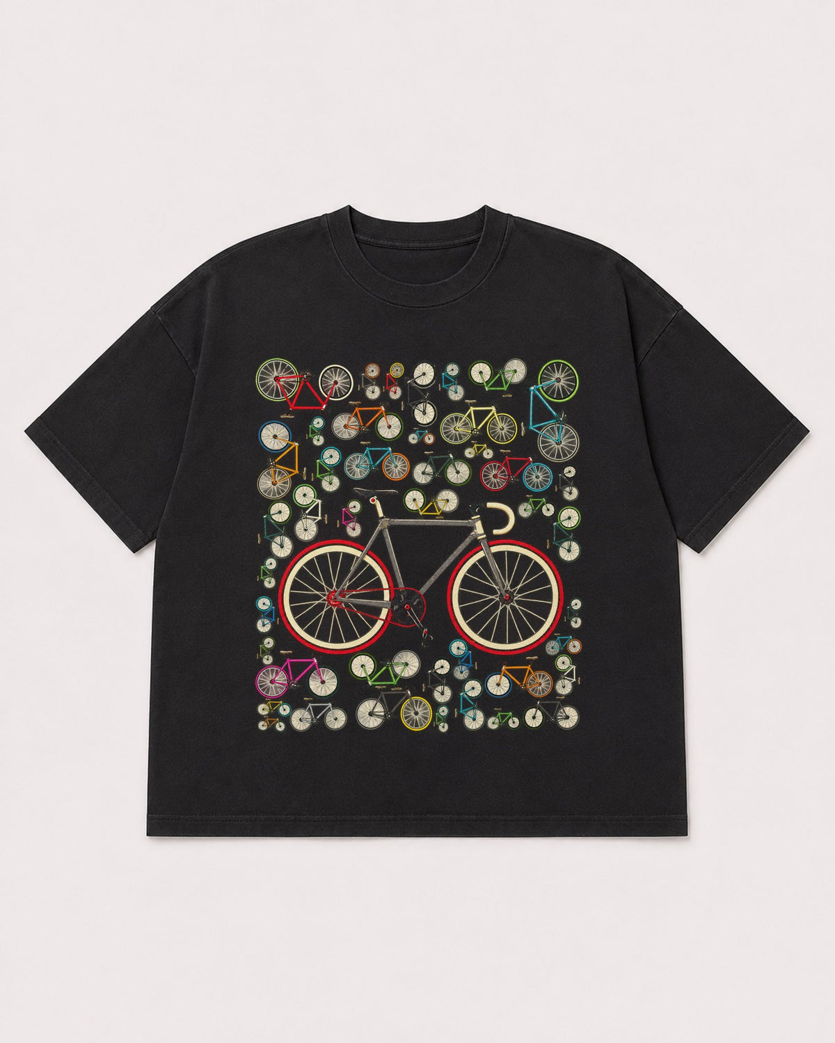Mockup Boxy Heavyweight Tee Black product
