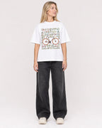 Mockup Boxy Heavyweight Tee White female full-body 08