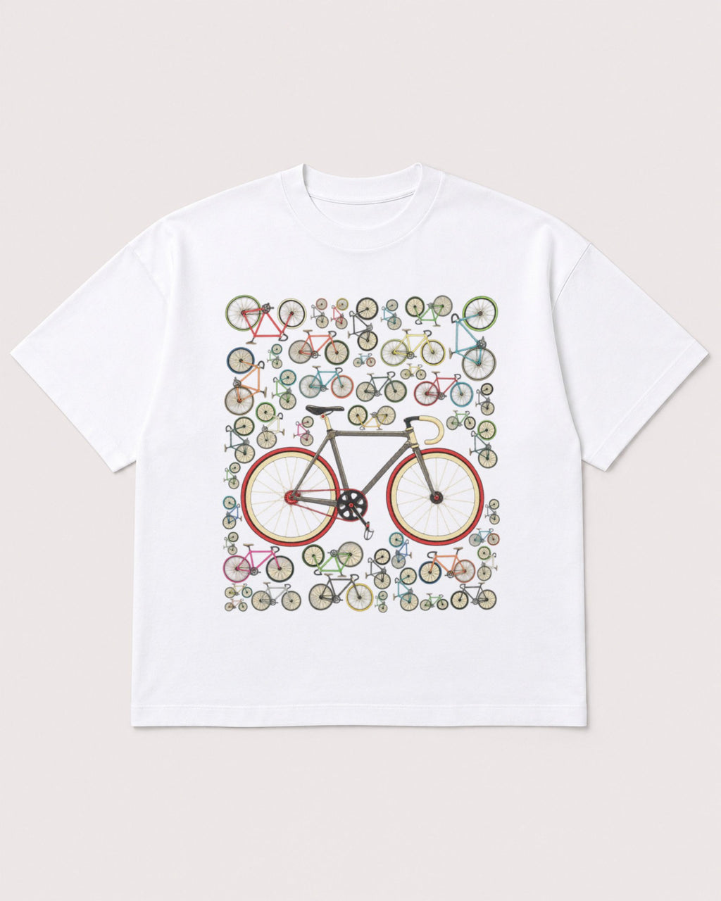 Mockup Boxy Heavyweight Tee White product