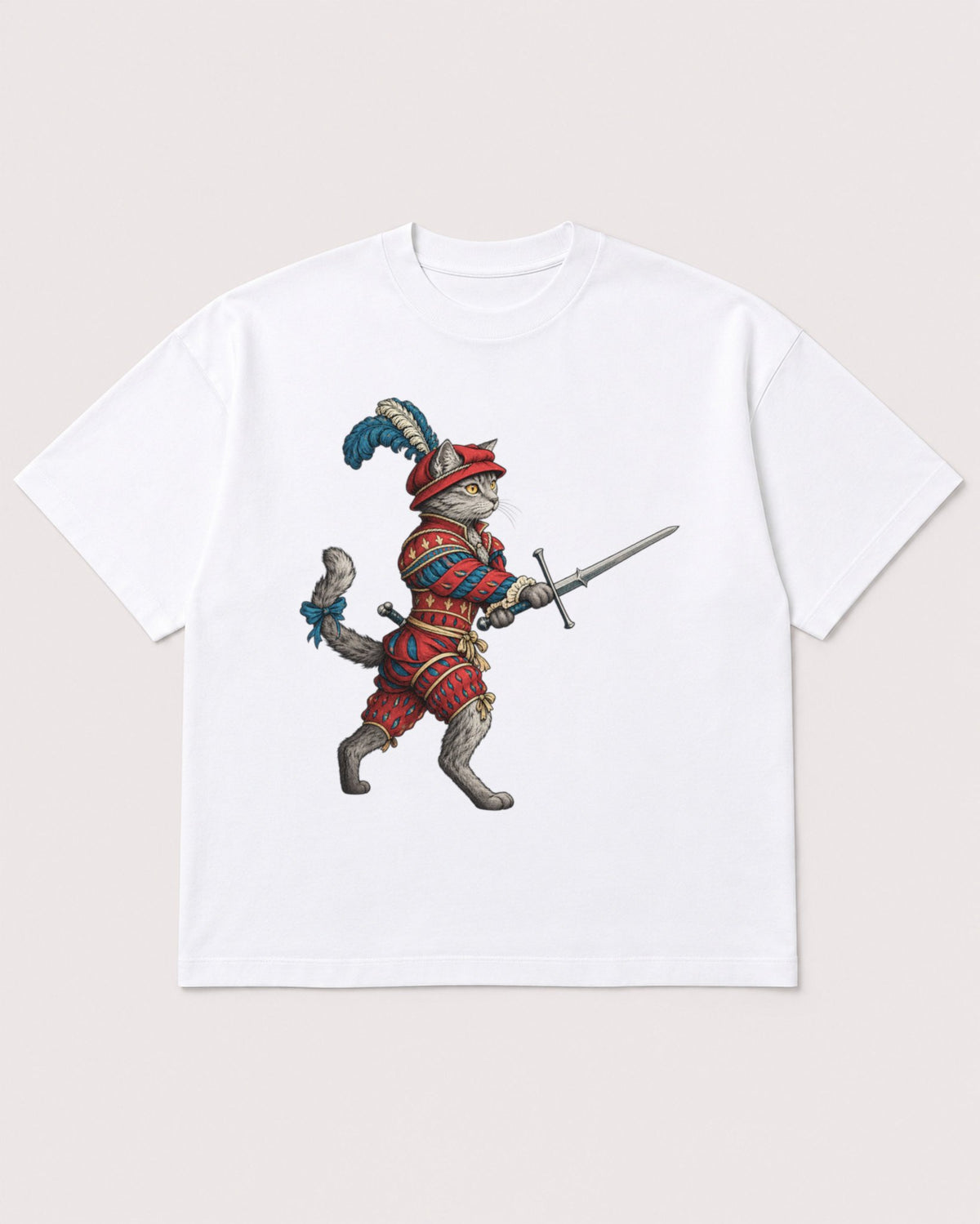 Mockup Boxy Heavyweight Tee White product