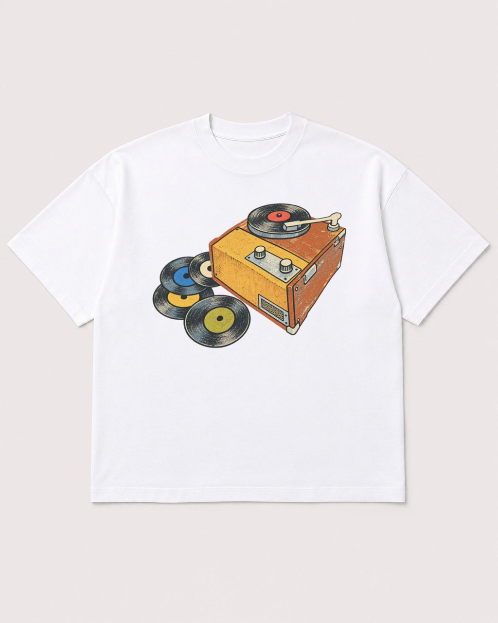 Mockup Boxy Heavyweight Tee White product
