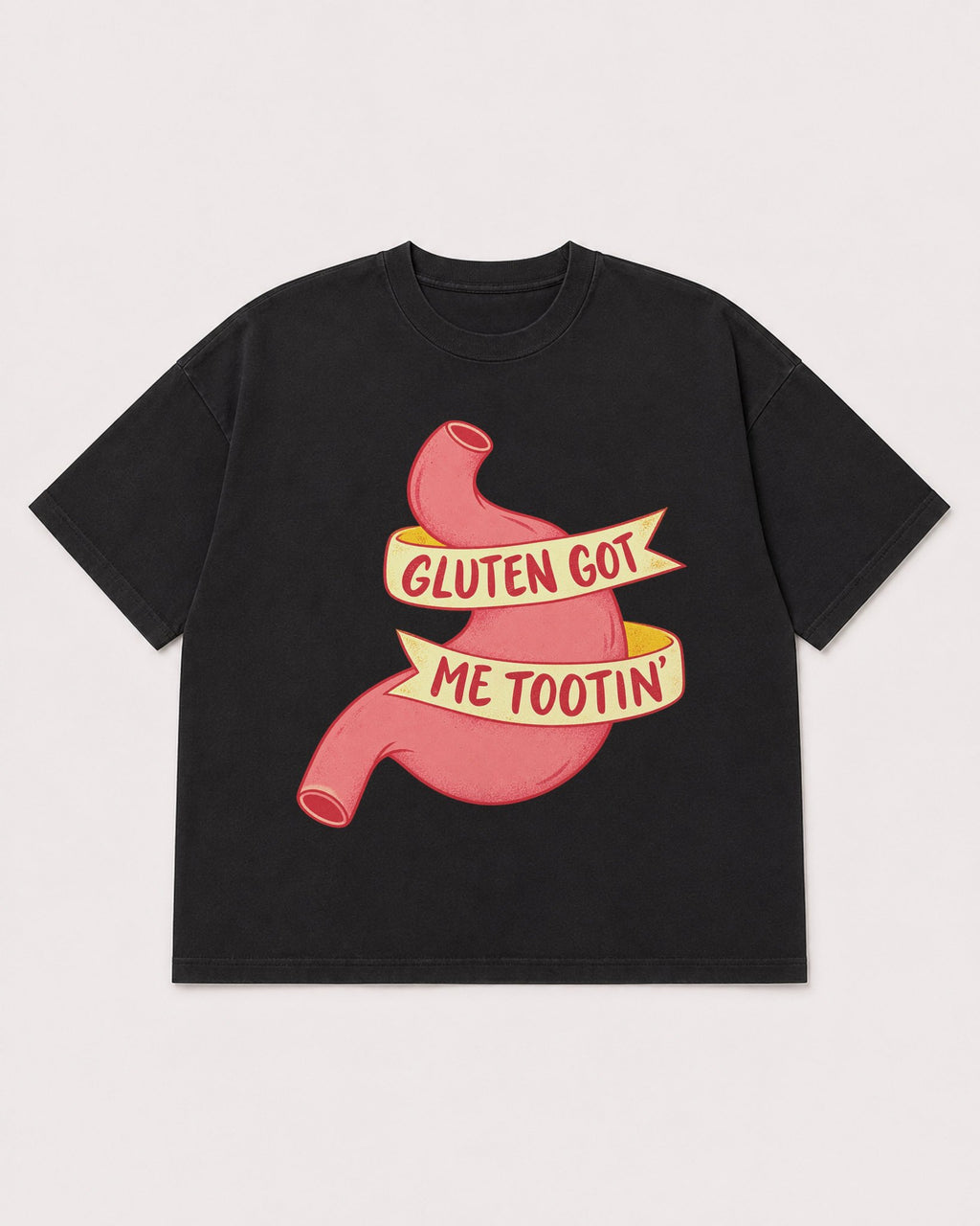 Mockup Boxy Heavyweight Tee Black product