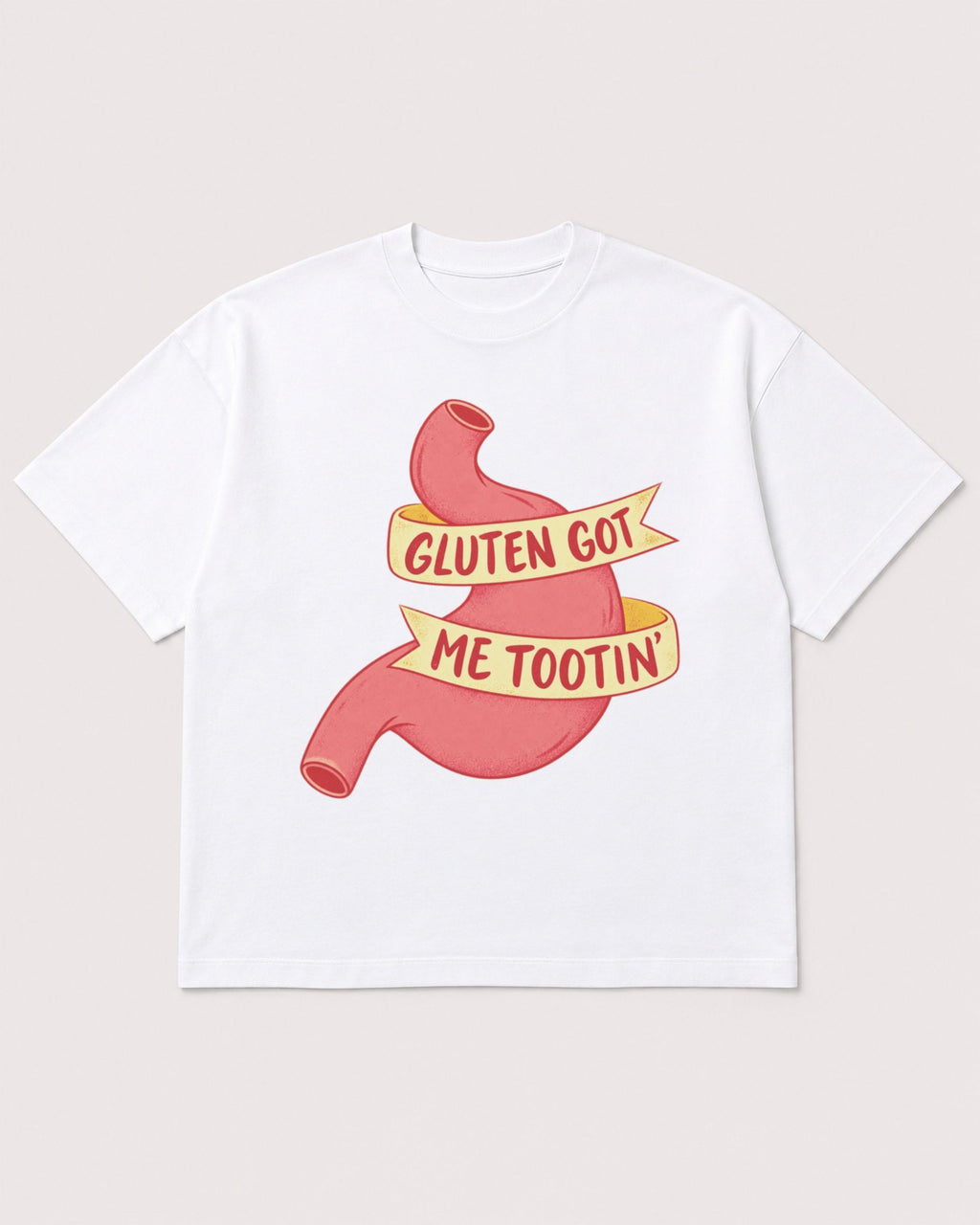 Mockup Boxy Heavyweight Tee White product