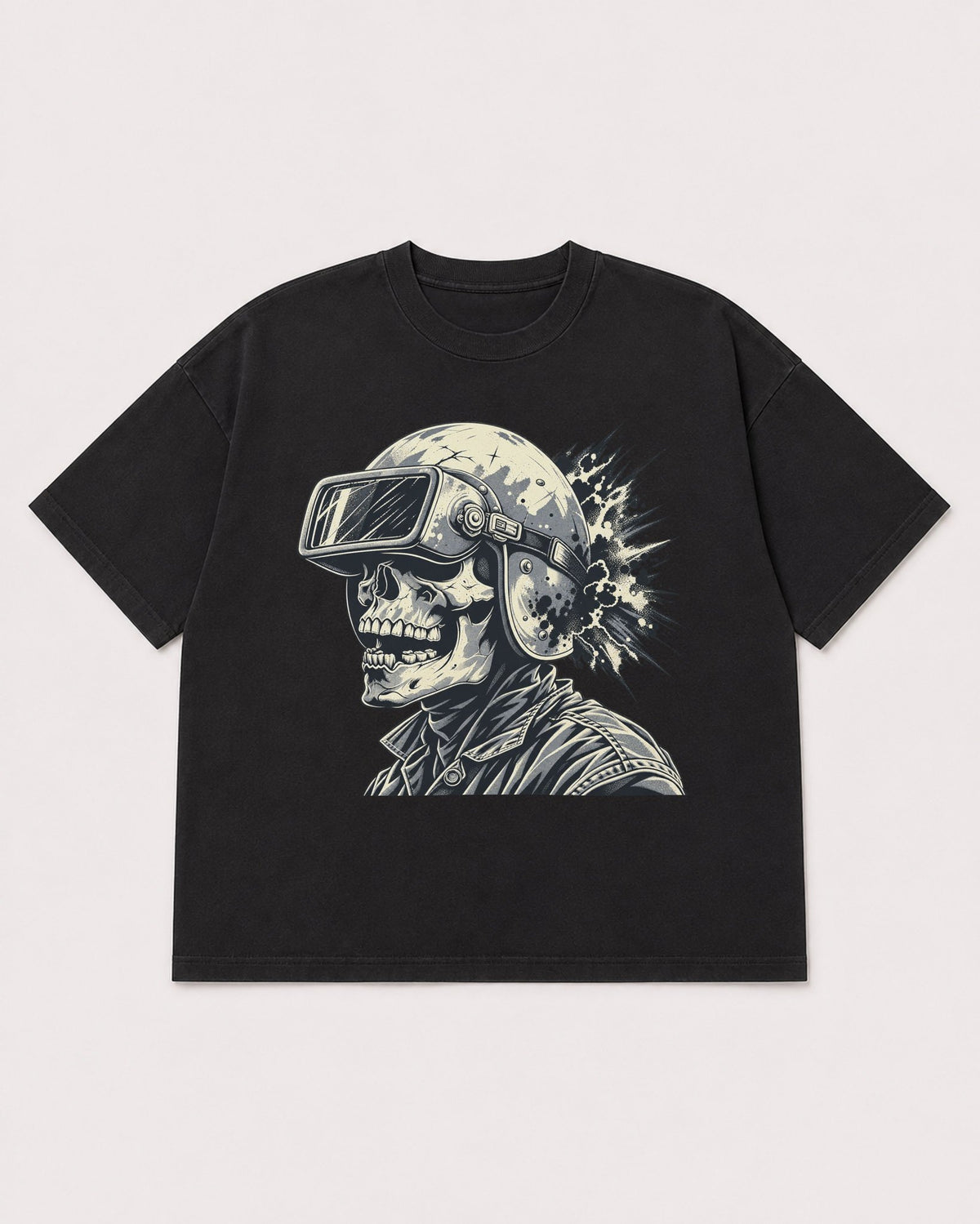 Mockup Boxy Heavyweight Tee Black product