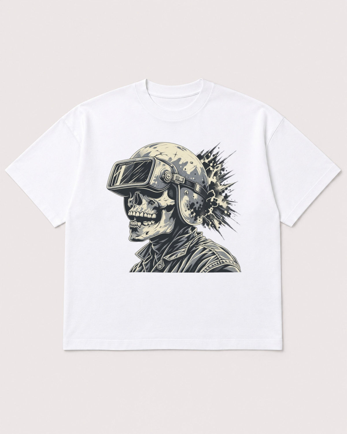 Mockup Boxy Heavyweight Tee White product
