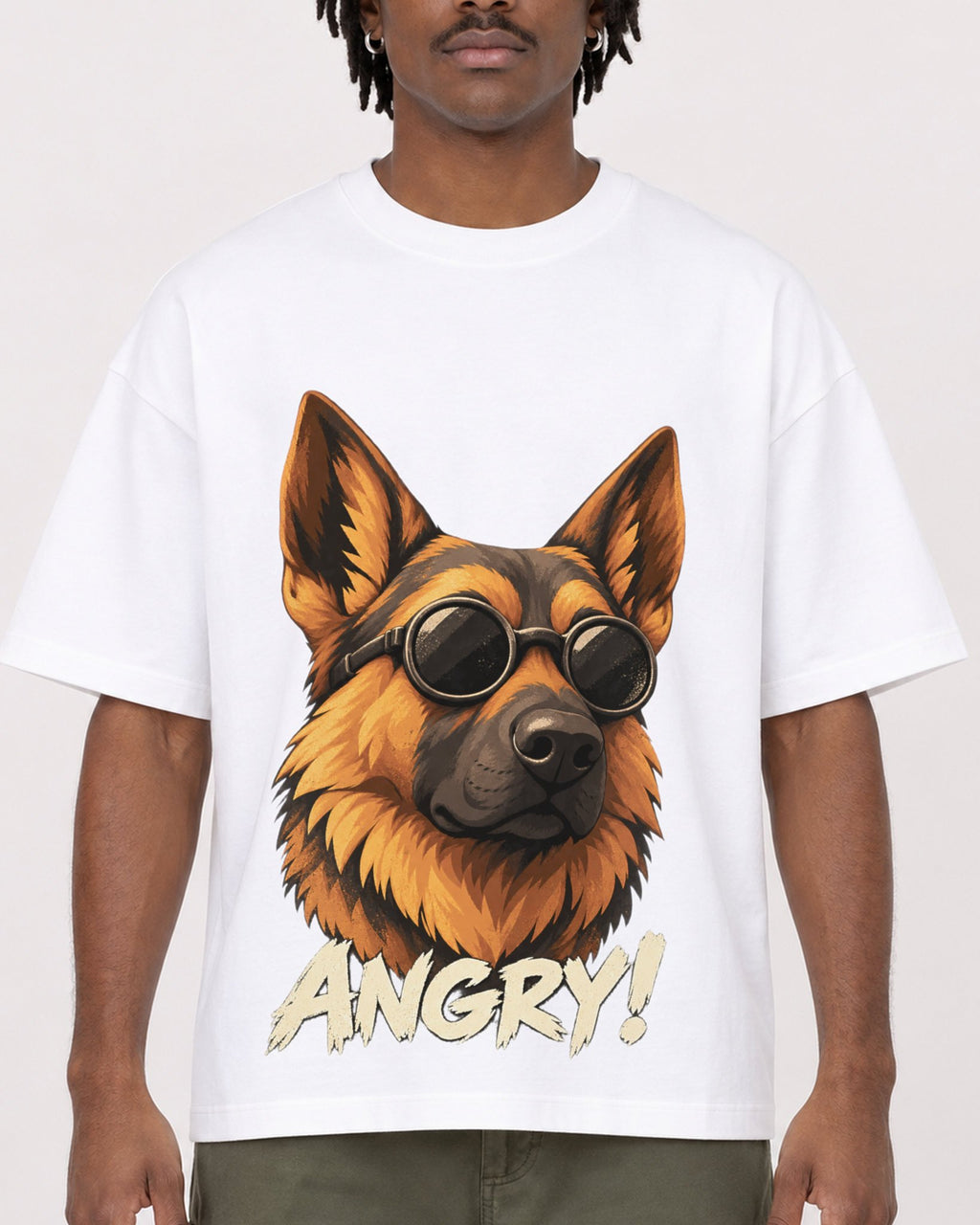 Mockup Boxy Heavyweight Tee White male close-up 04