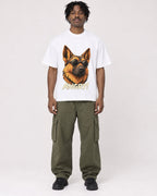 Mockup Boxy Heavyweight Tee White male full-body 04