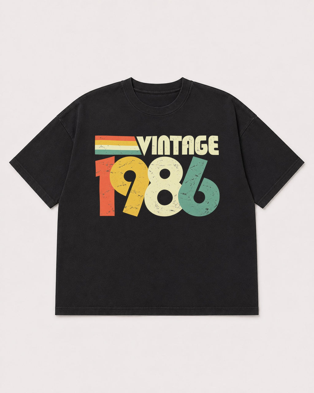 Mockup Boxy Heavyweight Tee Black product