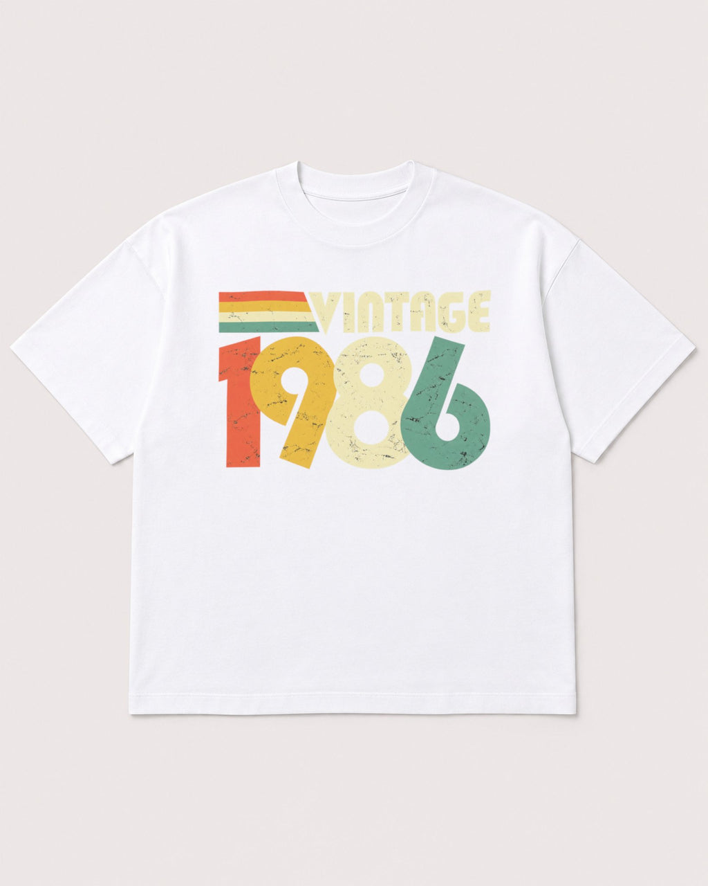 Mockup Boxy Heavyweight Tee White product