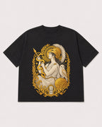 Mockup Boxy Heavyweight Tee Black product