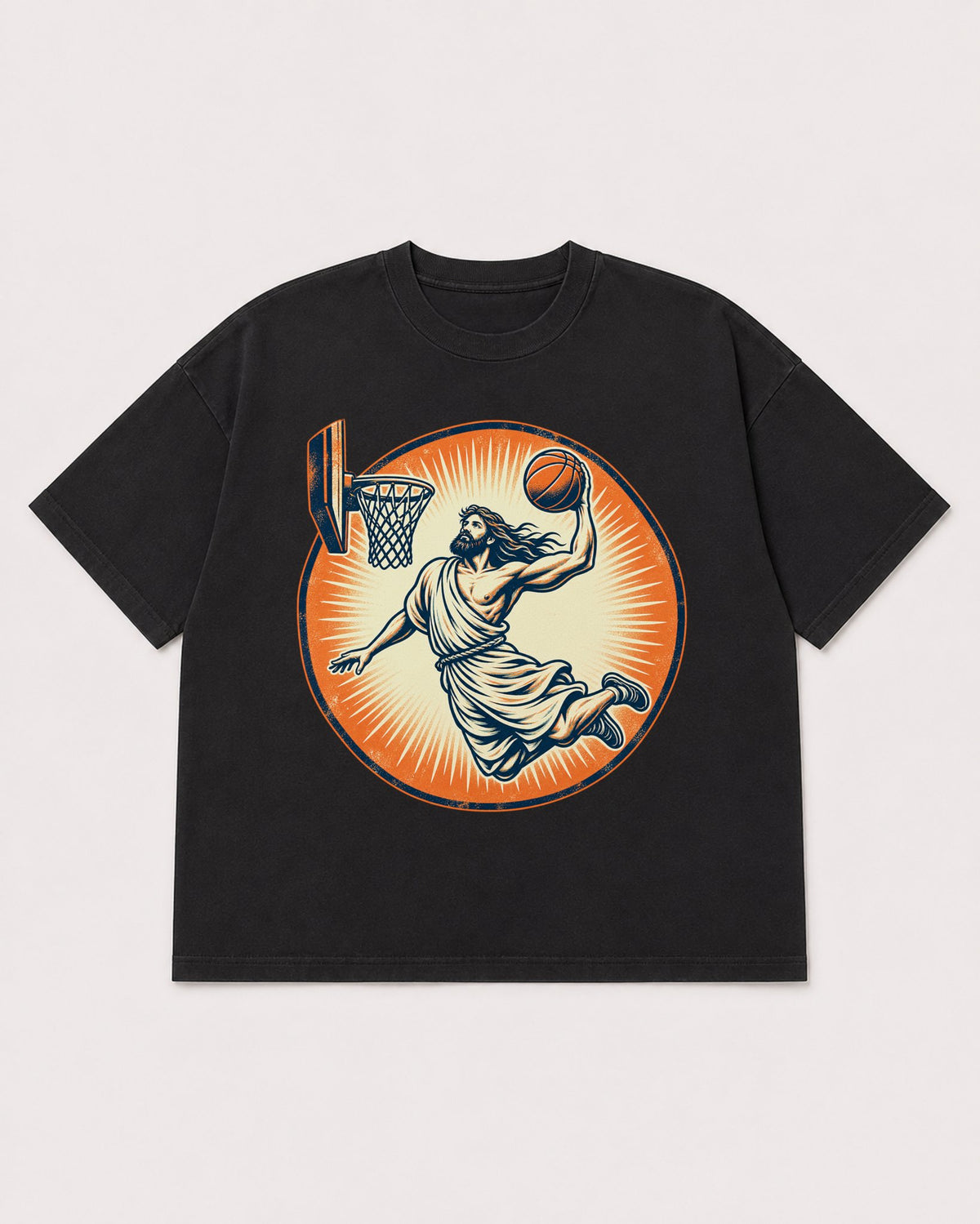 Mockup Boxy Heavyweight Tee Black product