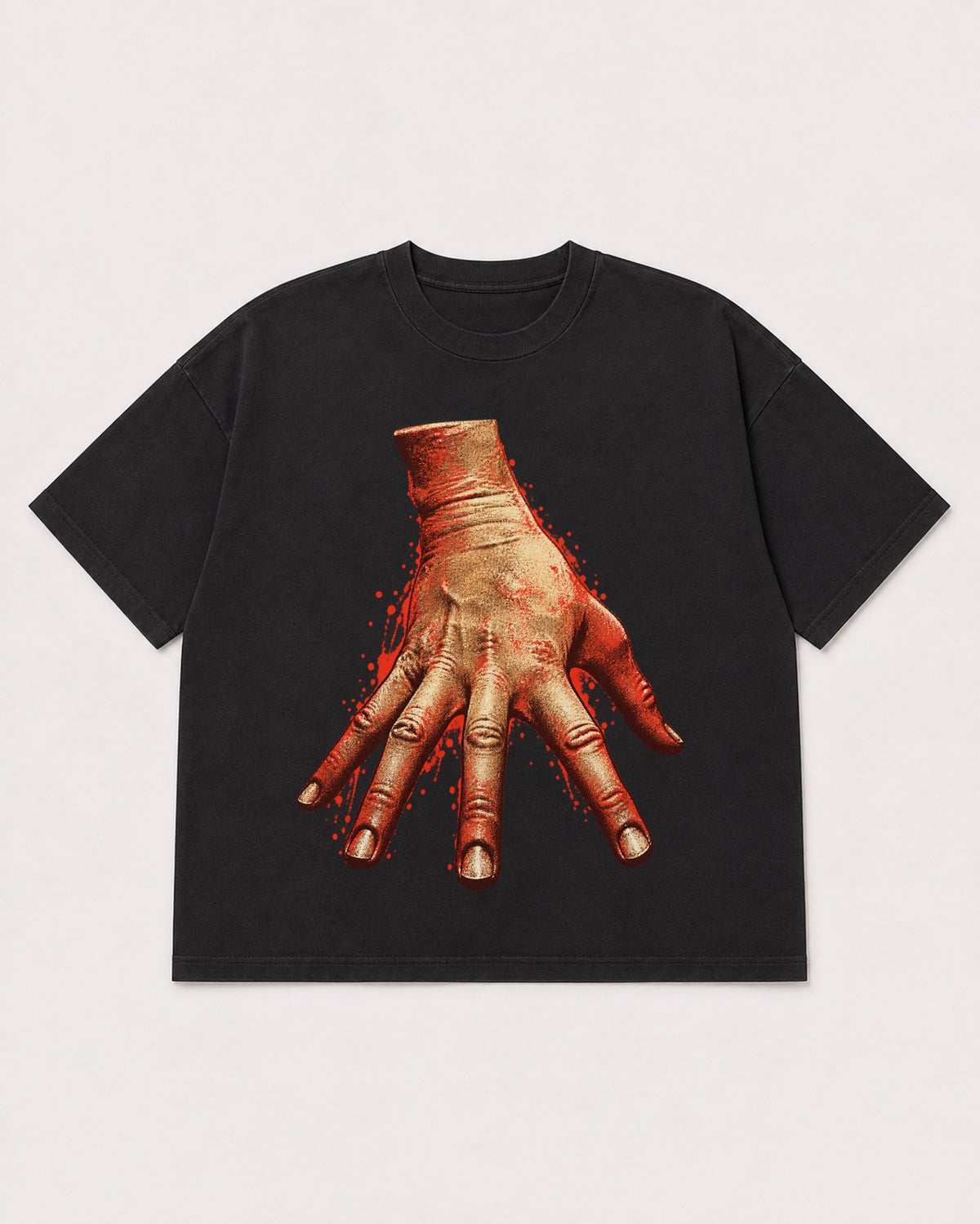 Mockup Boxy Heavyweight Tee Black product