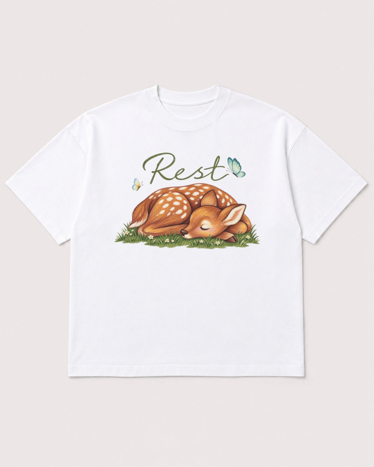 Mockup Boxy Heavyweight Tee White product
