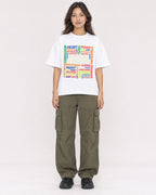 Mockup Boxy Heavyweight Tee White female full-body 02
