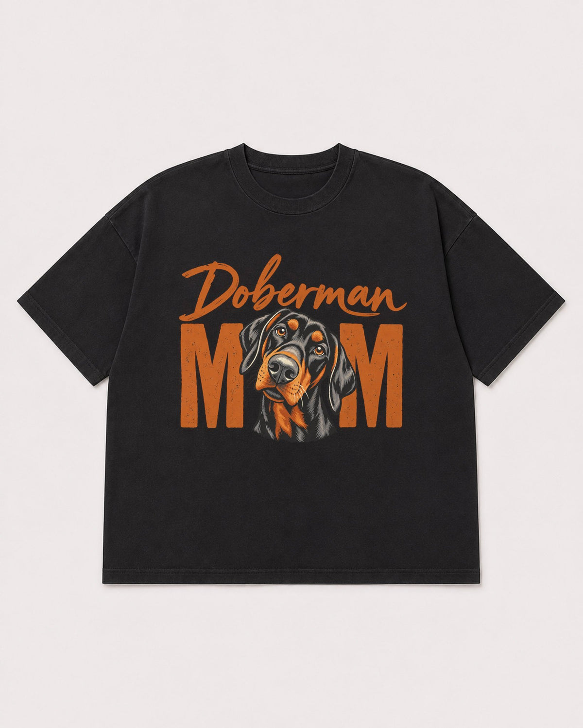 Mockup Boxy Heavyweight Tee Black product