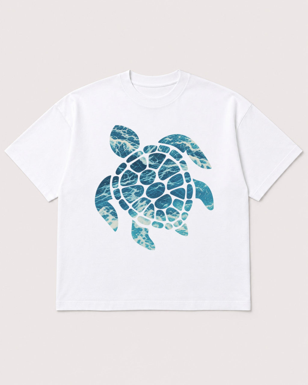 Mockup Boxy Heavyweight Tee White product