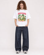 Mockup Boxy Heavyweight Tee White female full-body 09