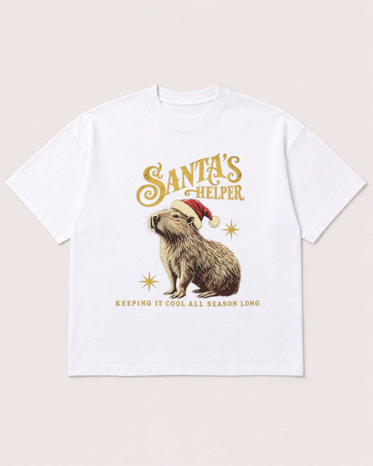 Mockup Boxy Heavyweight Tee White product
