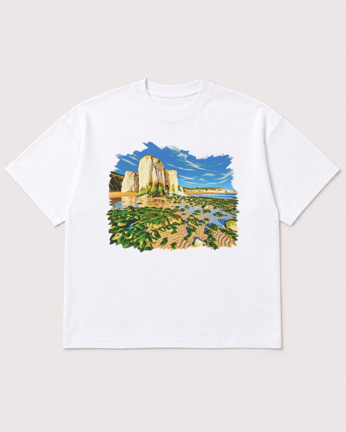 Mockup Boxy Heavyweight Tee White product