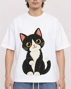 Mockup Boxy Heavyweight Tee White male close-up 03