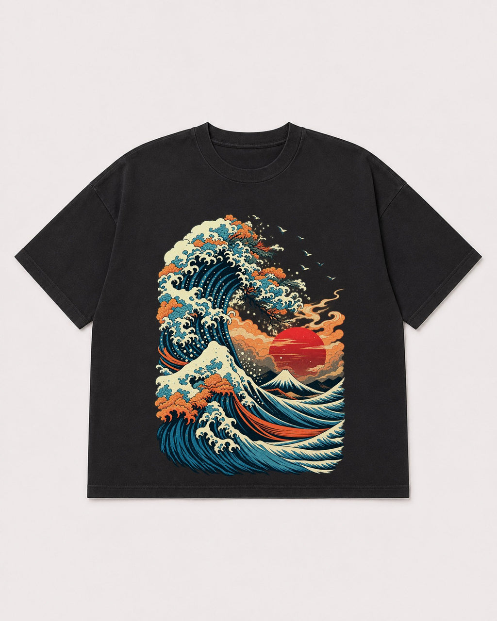 Mockup Boxy Heavyweight Tee Black product