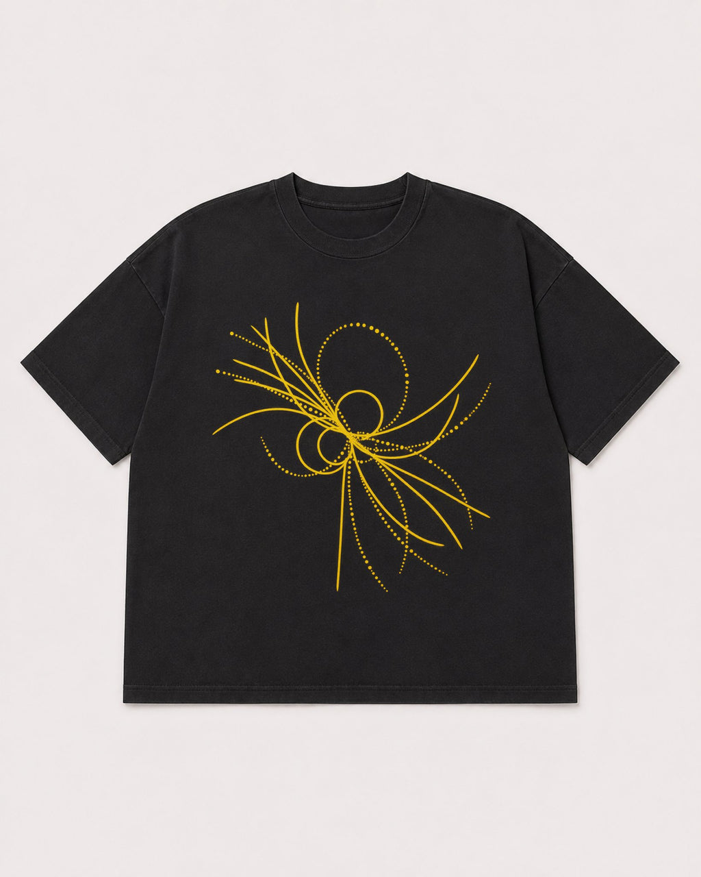 Mockup Boxy Heavyweight Tee Black product