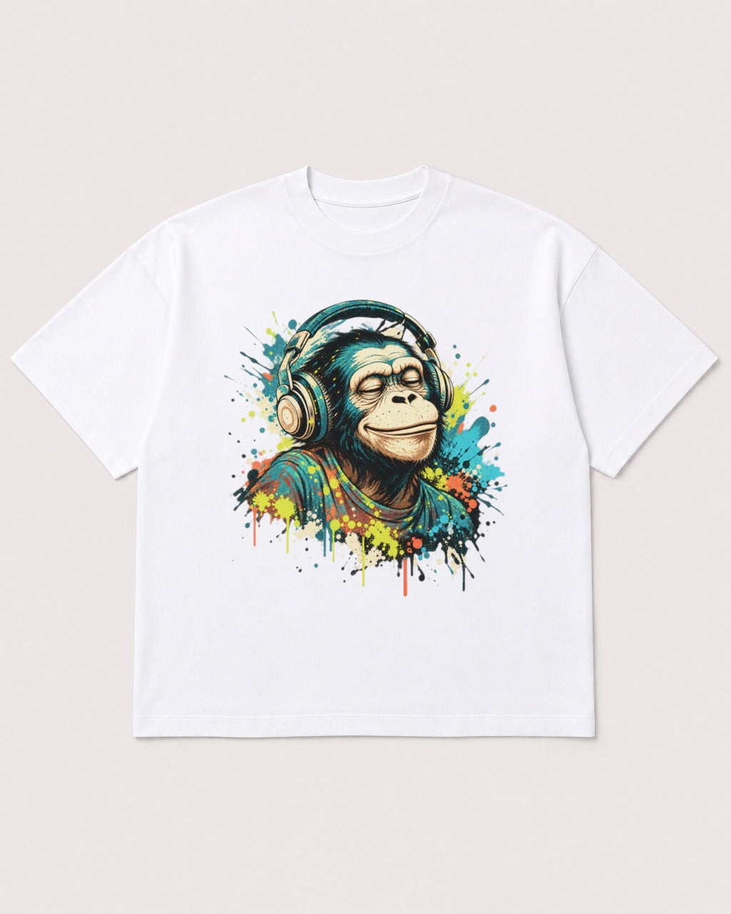 Mockup Boxy Heavyweight Tee White product