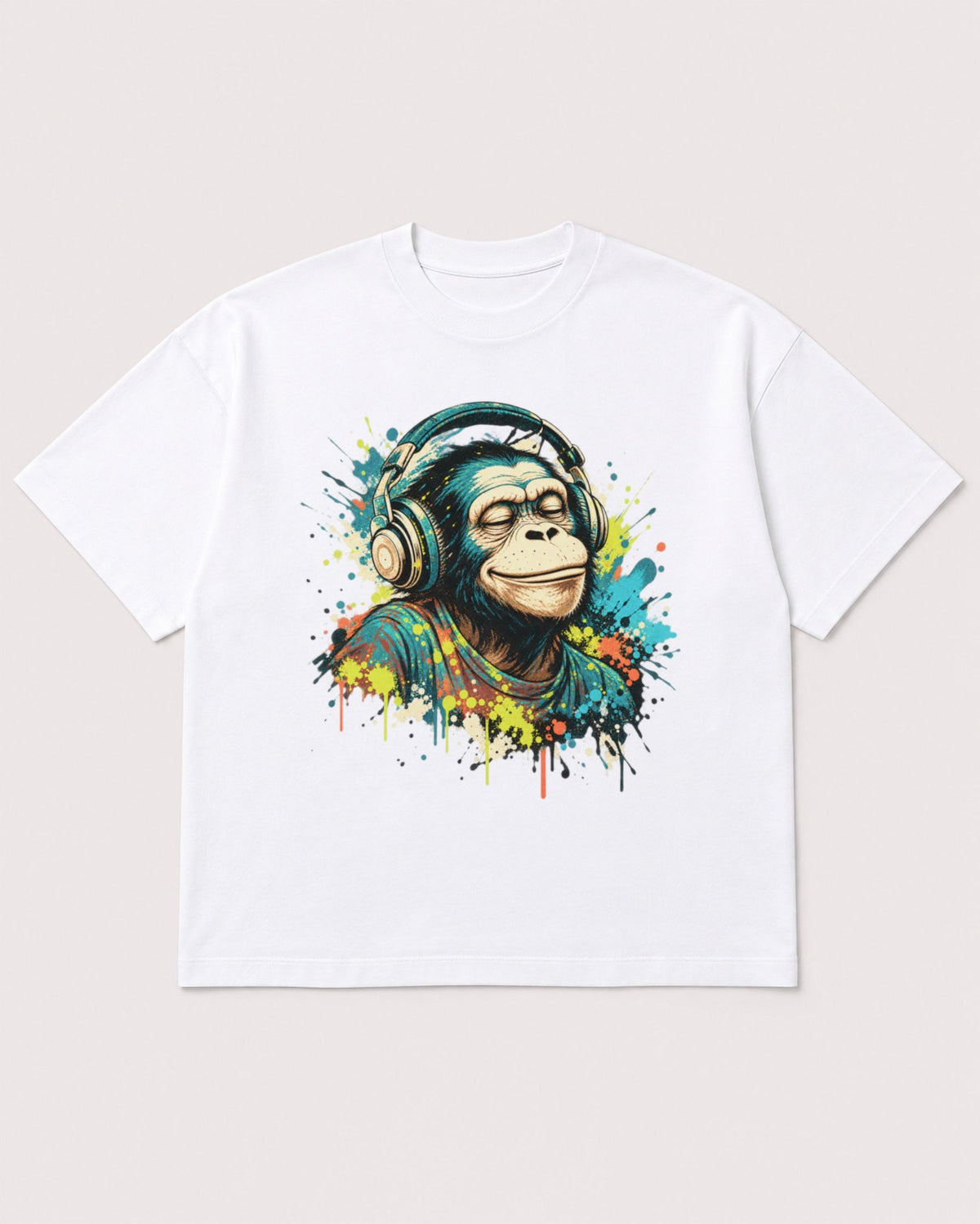 Mockup Boxy Heavyweight Tee White product