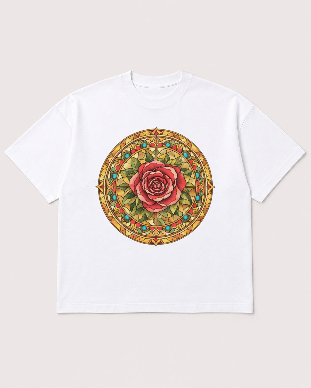 Mockup Boxy Heavyweight Tee White product