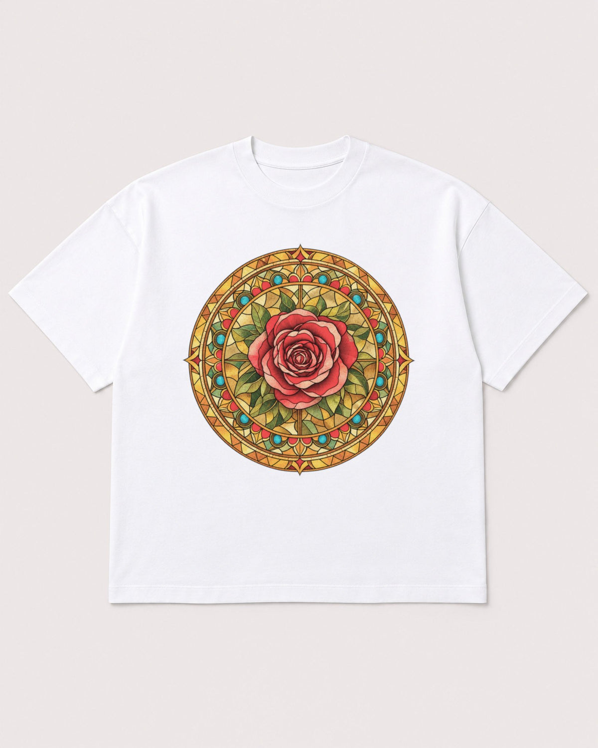 Mockup Boxy Heavyweight Tee White product