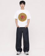 Mockup Boxy Heavyweight Tee White male full-body 01