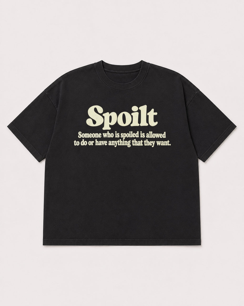 Mockup Boxy Heavyweight Tee Black product