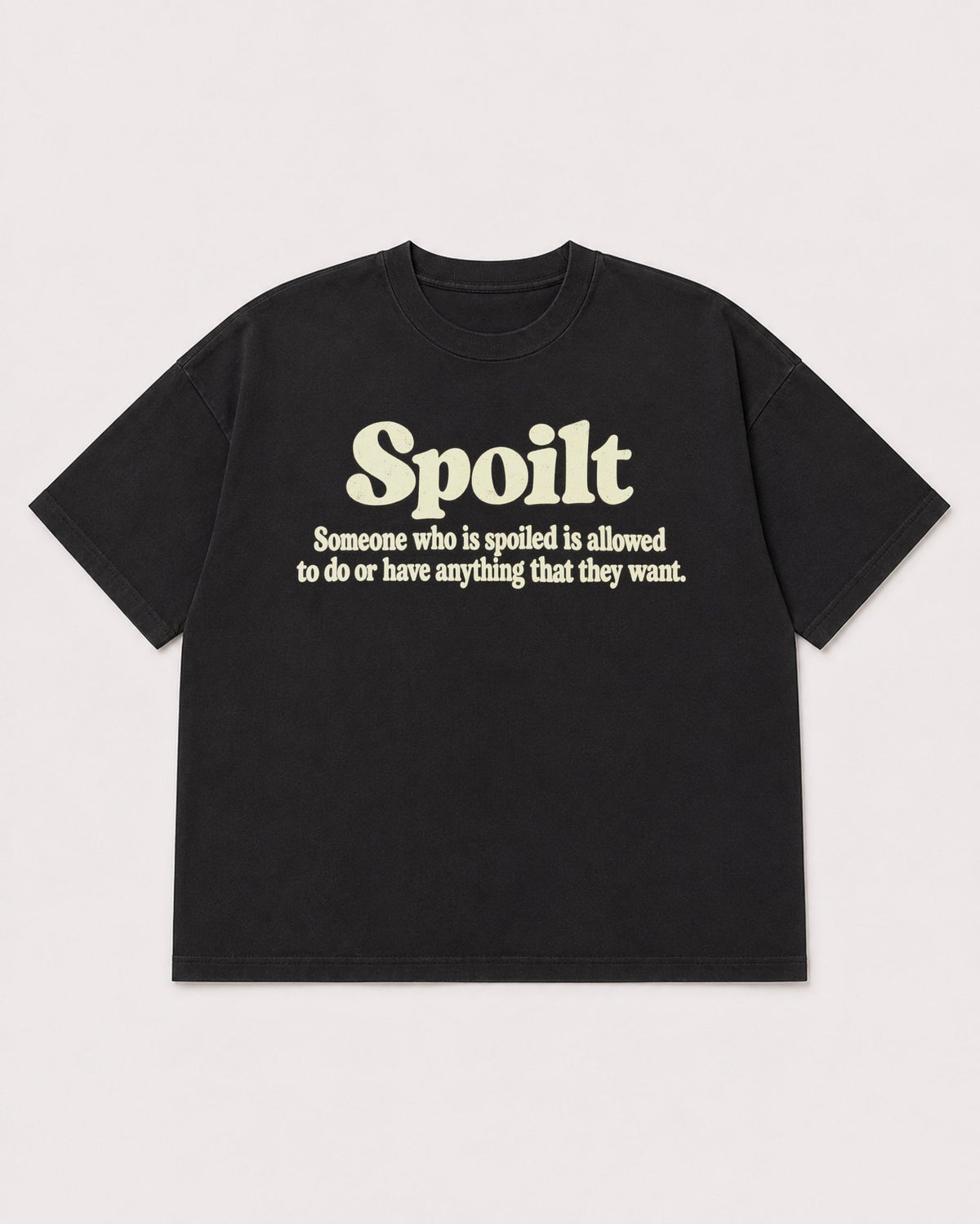 Mockup Boxy Heavyweight Tee Black product