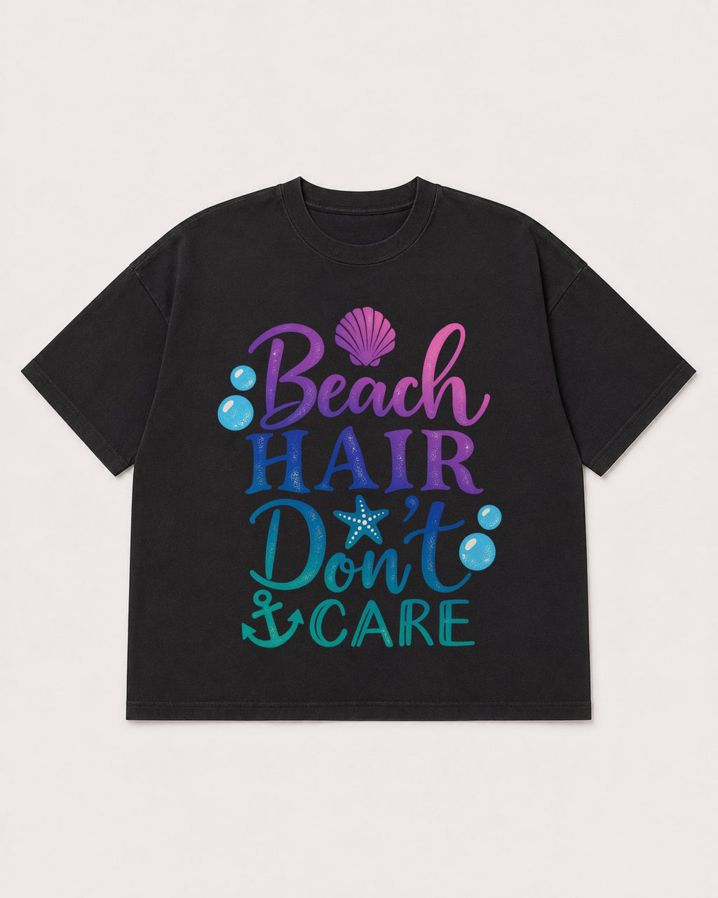Mockup Boxy Heavyweight Tee Black product