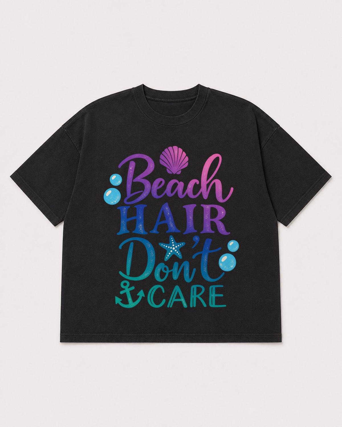 Mockup Boxy Heavyweight Tee Black product