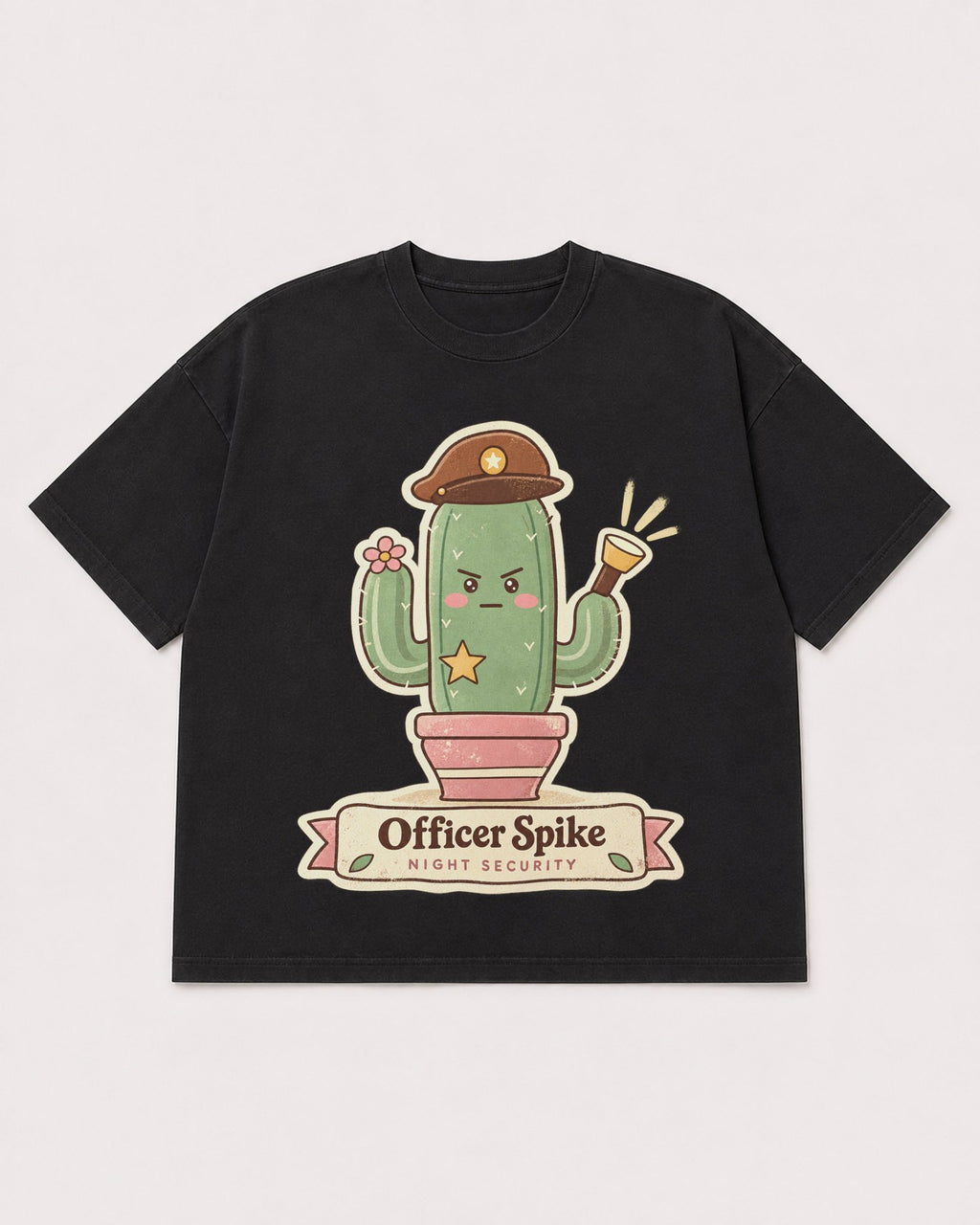 Mockup Boxy Heavyweight Tee Black product