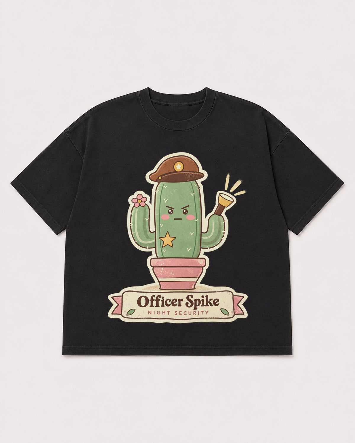 Mockup Boxy Heavyweight Tee Black product
