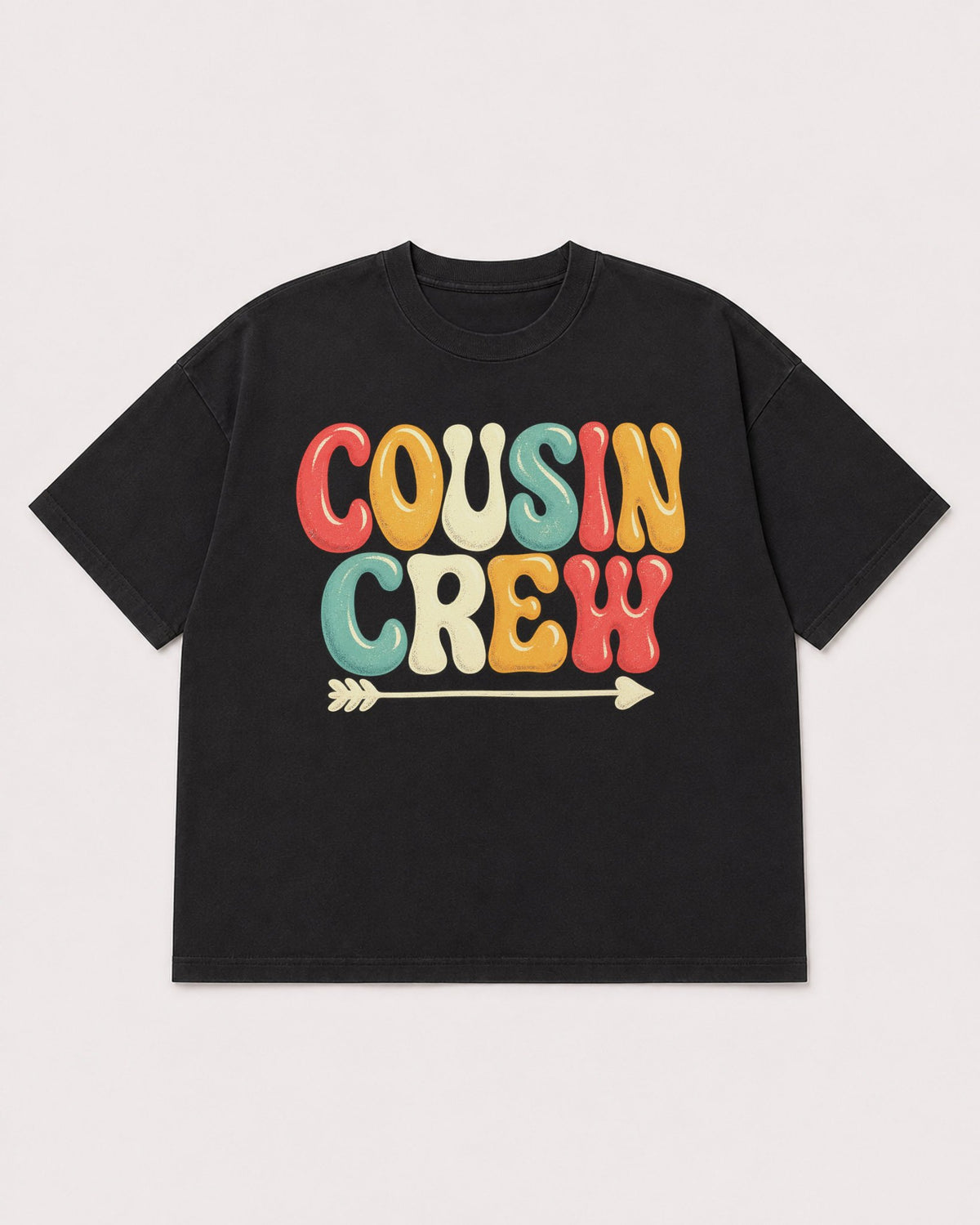 Mockup Boxy Heavyweight Tee Black product
