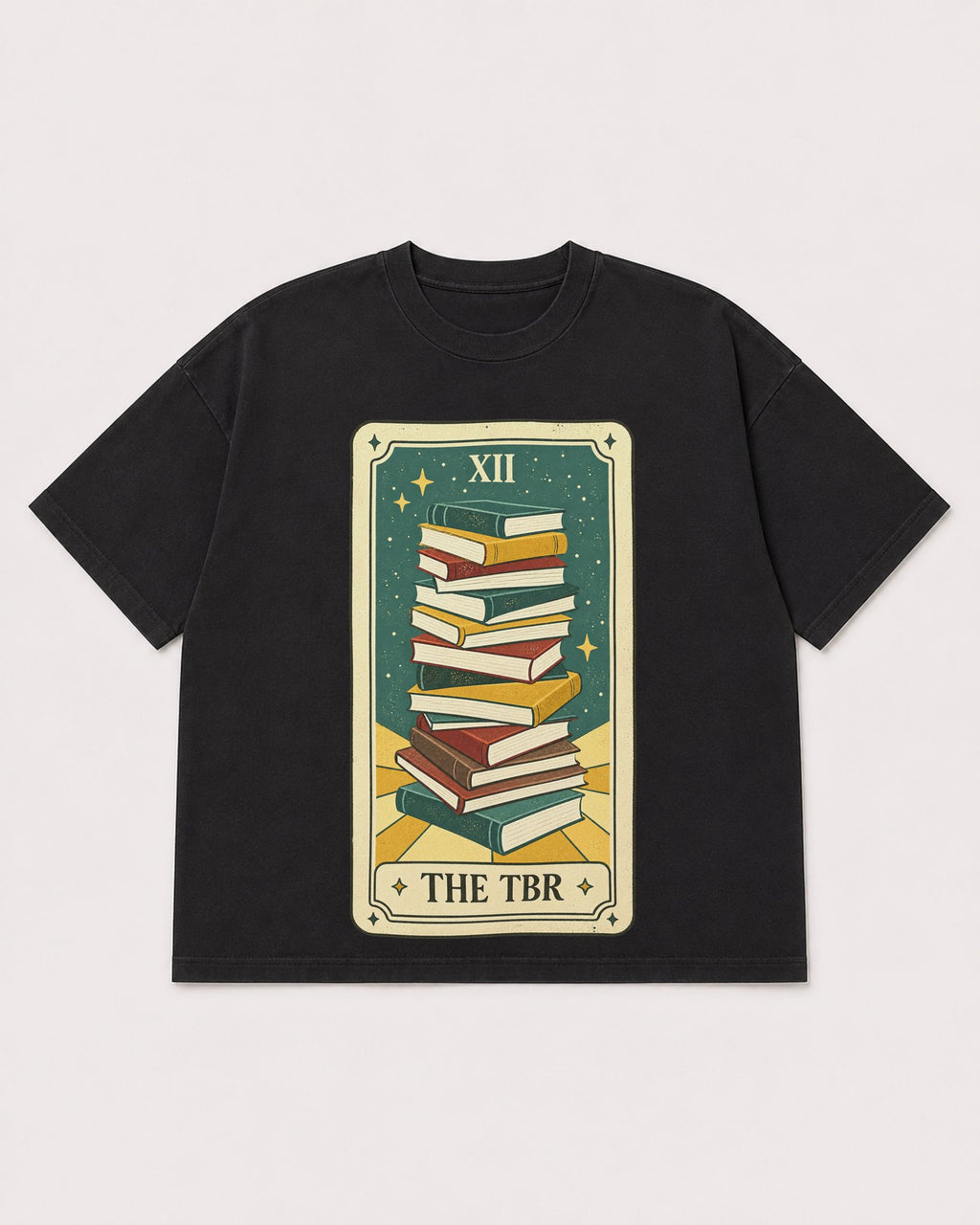 Mockup Boxy Heavyweight Tee Black product