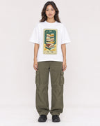 Mockup Boxy Heavyweight Tee White female full-body 02