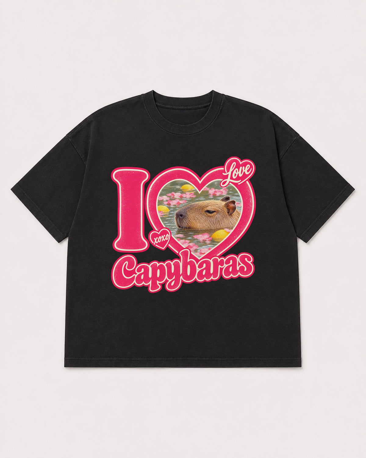 Mockup Boxy Heavyweight Tee Black product
