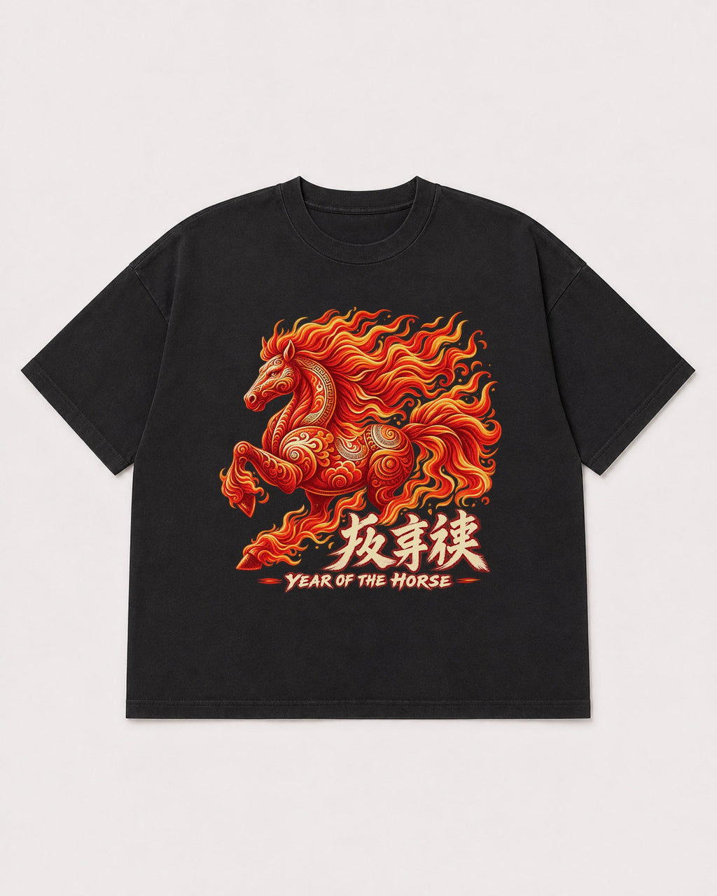 Mockup Boxy Heavyweight Tee Black product