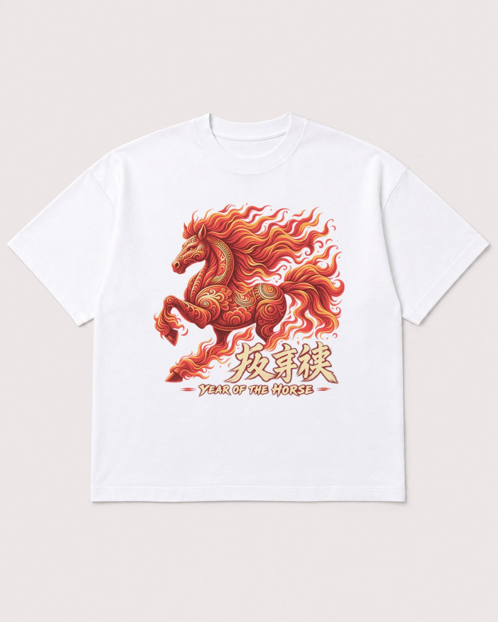 Mockup Boxy Heavyweight Tee White product
