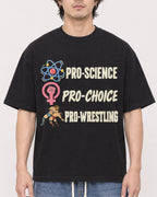 Mockup Boxy Heavyweight Tee Black male close-up 03
