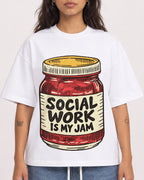 Mockup Boxy Heavyweight Tee White female close-up 06