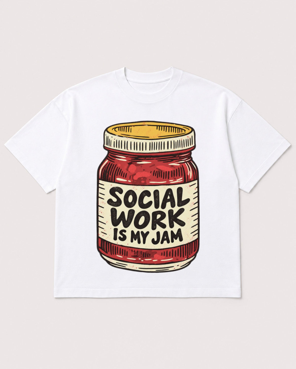Mockup Boxy Heavyweight Tee White product