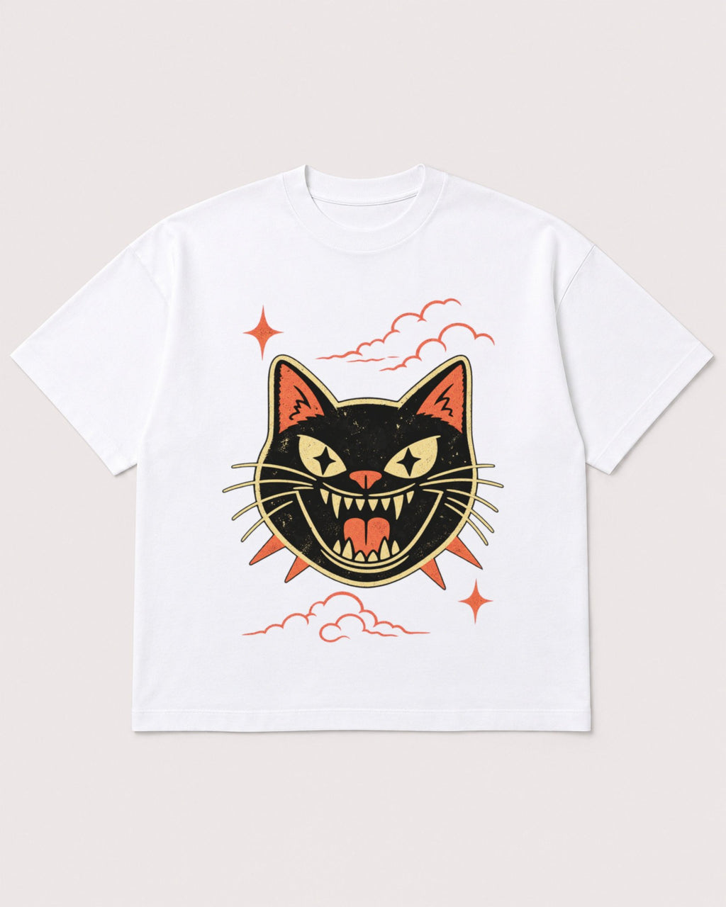 Mockup Boxy Heavyweight Tee White product